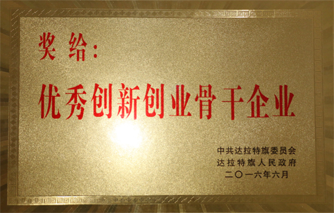 東達集團榮獲“優秀創新創業骨干企業”稱號